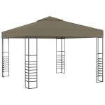 Pavilion de grădină, gri taupe, 3 x 3 m, 180 g/m² GartenMobel Dekor