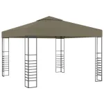 Pavilion de grădină, gri taupe, 3 x 3 m, 180 g/m² GartenMobel Dekor
