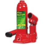 Cric hidraulic RoGroup 3T cu supapă de siguranță și bază stabilă