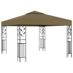 Pavilion de grădină, gri taupe, 3 x 3 m, 180 g/m² GartenMobel Dekor