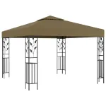 Pavilion de grădină, gri taupe, 3 x 3 m, 180 g/m² GartenMobel Dekor