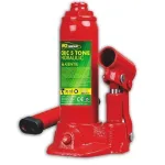 Cric hidraulic tip butelie RoGroup 5T, cu supapă de siguranță