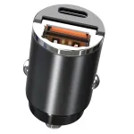 Încărcător auto Siegbert 38W cu Quick Charge 3.0, corp metalic, negru