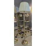 Lampadar decorativ alb si auriu LP215WH, 1x E27, 160 cm