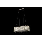 Candelabru LED CC41003/700X330CH, 70x33x120, Lumina Rece/Neutra/Calda, Dimabila, Argintiu, Cristal, Otel