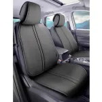 Set huse scaune auto Panda Biga 11 piese, material tip in, gri inchis-negru