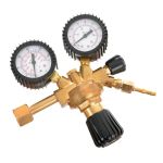 Reductor de presiune argon/CO2 Black cu manometre, 200 bari