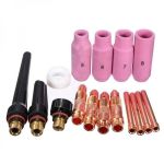 Set accesorii standard pentru pistolet TIG/WIG, 16 piese, compatibil SR 17/18/26