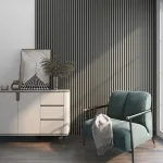 Set 16 panouri acustice de perete Vang 120x60 cm, stejar gri deschis