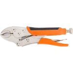 Clește autoblocant Kendo 250 mm cu fălci curbate zimțate