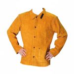 Jachetă de sudor Jasic din piele bovină, protecție durabilă, mărimea L