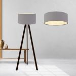 Lampen-Set Scunthorpe Grau [lux.pro]