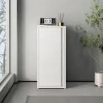 Dulap metalic alb cu 1 ușă și 2 polițe reglabile Burlöv