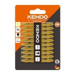 Set 10 biti de surubelnita PH2 65 mm cu cap dublu din otel S2 KENDO