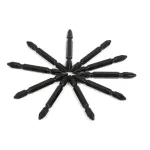 Set 10 biti surubelnita PH2 65 mm, otel S2, finisaj negru, Kendo