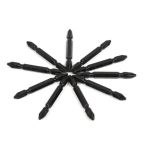 Set 10 biti cu impact PH2, cap dublu, 65 mm, 1/4 inch, Kendo