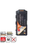 Set burghie multifunctionale Kendo 4-10 mm, 5 piese, CrV