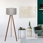 Stehlampe Newport Grau [lux.pro]