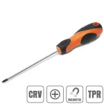 Șurubelniță Phillips PH1x100 mm magnetică CrV cu mâner ergonomic