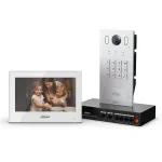 Kit videointerfon IP Dahua KTP05, camera 2MP, monitor touch 7 inch, PoE, control acces RFID si PIN, aplicatie mobila, WDR, IP65, sistem interfon video smart pentru locuinta si business SafetyGuard Surveillance