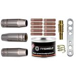 Set consumabile MIG MAG 150A cu pastă antistropi pentru pistol MB 14/15