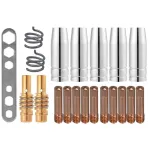 Set consumabile pentru pistol MIG MAG 150A, 20 piese, Intensiv