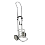 Cărucior din aluminiu pentru transport butelie 8-10L, nemagnetic