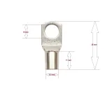 Papuc electric SC 35-10 din cupru cositorit pentru conexiuni electrice