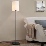 Lampadar Solna alb-negru 158 cm, design elegant pentru living