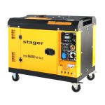 Generator diesel insonorizat Stager 7.5kVA DualPower 230/400V cu pornire electrică