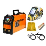 Pachet aparat de sudura invertor MMA Jasic ARC 180 LED Synergic 230V