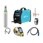 Pachet complet sudura MIG/MAG JASIC NOVO MIG 180A cu butelie corgon 8L