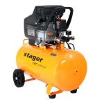 Compresor de aer Stager Air 20D50, 50L, 8 bari, 200 l/min