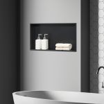 Wandnische Kristinehamn 62x32x10cm Schwarz [neu.haus]