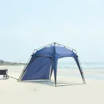 Pavilion pliabil cu iluminare LED 2,5x2,5 m albastru pro.tec