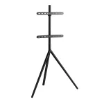 Suport TV tip trepied Valle, max. 65 inch, VESA 400x400, negru