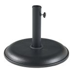 Suport pentru umbrelă Bionaz din beton 15 kg, negru, Ø45 cm