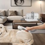 Set 5 în 1 pentru îngrijirea animalelor cu aspirare Amesbury alb/gri