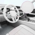 Folii auto 4D, 2 buc., alb, 100x150 cm + 50x150 cm GartenMobel Dekor