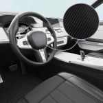 Folii auto 4D, 2 buc., negru, 100x150 cm + 50x150 cm GartenMobel Dekor