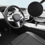 Folii auto 4D, 2 buc., negru, 100x150 cm GartenMobel Dekor