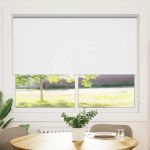 Jaluzea opacă 164,4x175 cm, lățime material 160 cm, alb GartenMobel Dekor