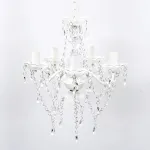 Candelabru, 5 becuri, transparent GartenMobel Dekor