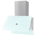 Hotă de bucătărie din sticlă securizată, alb, 600 mm GartenMobel Dekor