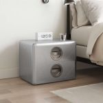 Masă capăt Aviator cu 2 sertare, stil vintage aeronavă Airman  GartenMobel Dekor