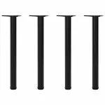 Picioare de masă reglabile în înălțime, negru, 710 mm GartenMobel Dekor