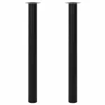 Picioare telescopice de masă, 2 buc., negru, 710 mm-1100 mm GartenMobel Dekor