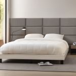 Wandkissenset Carpino 3-tlg. Samt 60x30 cm Dunkelgrau [neu.haus]