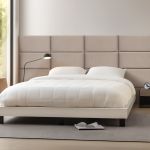 Wandkissenset Carpino 3-tlg. Samt 60x30 cm Hellgrau [neu.haus]