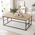 Couchtisch Velendi 100x60x40 cm Eichenoptik/Schwarz [en.casa]